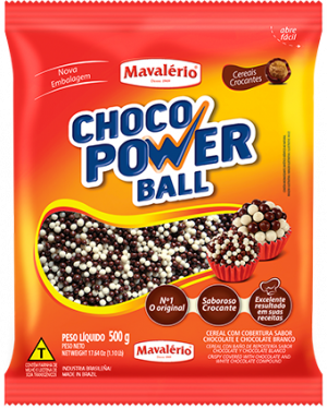 Choco Power Ball Micro Sabor Chocolate e Chocolate Branco 500gr