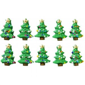 Confeito de Açúcar 080 Mini Árvore de Natal Jady Confeitos 