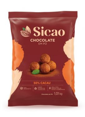 Chocolate em Pó 50% Cacau Sicao 1,01kg