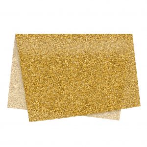 Papel de Seda Glitter Ouro 49x69cm Cromus