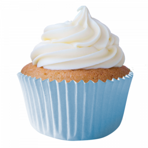 Forminha Cupcake Azul Bebê Mago PCT/45un