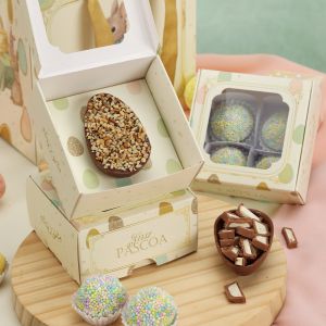 Caixa para 4 Doces ou 1 Ovo 50gr Aconchego Jango