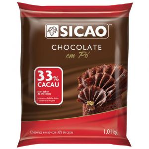 Chocolate em Pó 33% Cacau Sicao 1,01kg