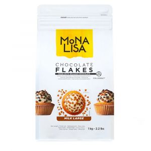 Chocolate Ao Leite em Flocos Larger Mona Lisa Splitters Callebaut 1kg