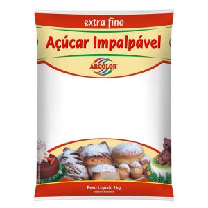 AÇÚCAR IMPALPÁVEL EXTRA FINO ARCOLOR 1KG