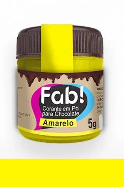 Corante para Chocolate Amarelo Fab 5gr