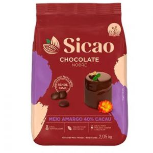 Chocolate Gotas Meio Amargo Sicao Gold 2,05kg