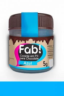 Corante para Chocolate Azul Fab 5gr