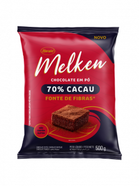 Chocolate em Pó 70% Cacau Melken 500gr