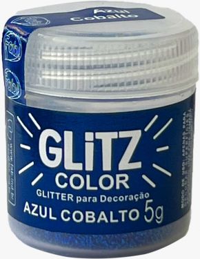 Glitter para Decoração Azul Cobalto Glitz 5gr