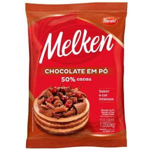 Chocolate em Pó 50% Cacau Melken 1,01kg