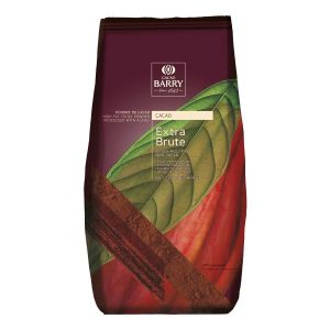 Cacau em Pó 100% Extra Brute Cacao Barry Callebaut 1kg