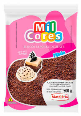 Flocos Macio Sabor Chocolate Mil Cores 500gr