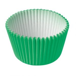 Forma Cupcake Verde Bandeira Junco 45 Unidades