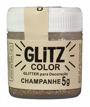 Glitter para Decoração Champanhe Glitz Color 5gr