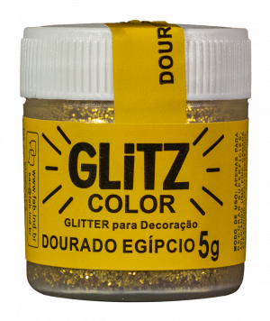 Glitter para Decoração Dourado Egípcio Glitz Color 5gr