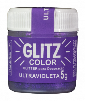 Glitter para Decoração Ultravioleta Glitz Color 5gr