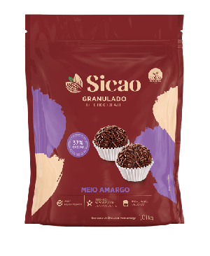 Granulado Chocolate Meio Amargo Sicao 1,01kg