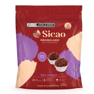 Granulado Chocolate Meio Amargo Sicao 300gr