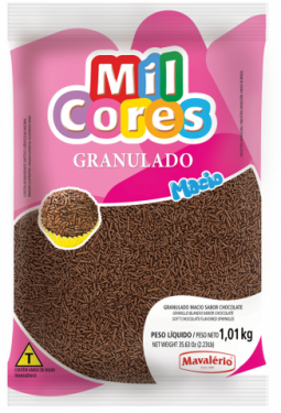 Granulado Macio Sabor Chocolate Mil Cores 1,01kg