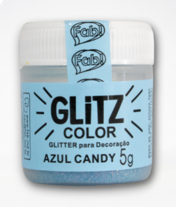 Glitter para Decoração Azul Candy Glitz 5gr
