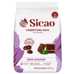 Cobertura Gotas Meio Amargo Sicao Mais 2,05kg