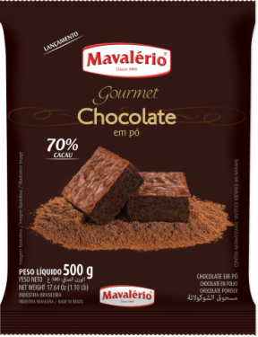 Chocolate em Pó 70% Cacau Mavalério 500gr
