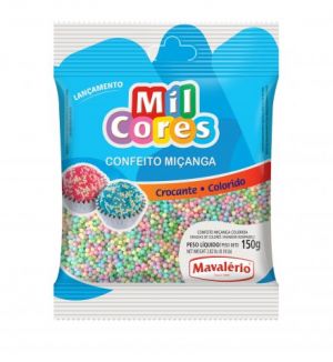 Confeito Miçanga Colorida Candy Color Mil Cores 150gr
