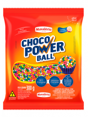 Choco Power Ball Micro Colorido 300gr