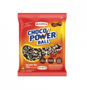 Choco Power Ball Micro Chocolate e Chocolate Branco 80gr