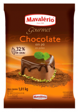 Chocolate em Pó 32% Cacau Mavalério 1,01kg