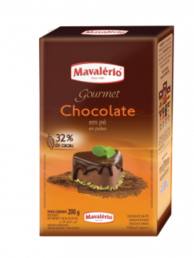 Chocolate em Pó 32% Cacau Mavalério 200gr