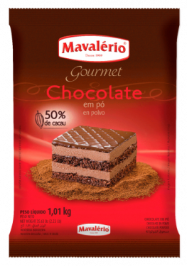 Chocolate em Pó 50% Cacau Mavalério 1,01kg
