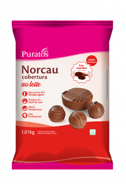 Cobertura Premium Moedas Ao Leite Norcau 1,01kg