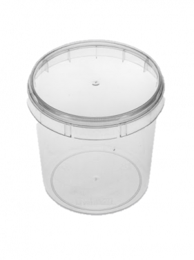 Pote Redondo Com Lacre 220ml Plastilânia 10 unidades