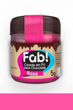 Corante para Chocoalte Rosa Fab 5gr