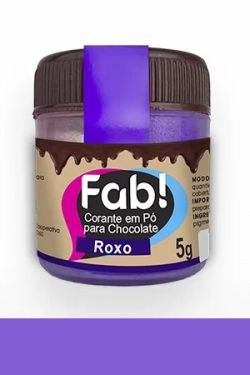 Corante para Chocolate Roxo Fab 5gr