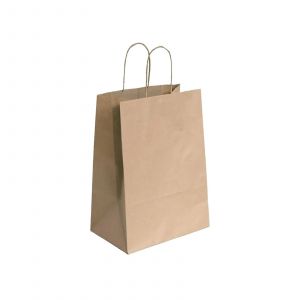 Sacola de Papel M 19x12x26cm Kraft
