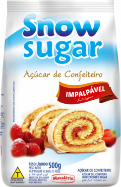 Açúcar de Confeiteiro Snow Sugar 500gr