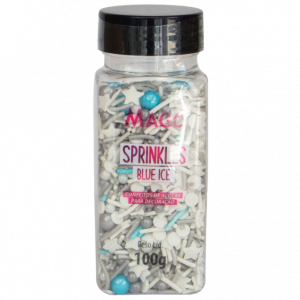 Sprinkles Confeito de Açúcar Blue Ice Mago 100gr