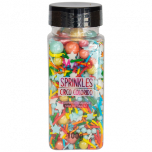 Sprinkles Confeito de Açúcar Circo Mago 100gr