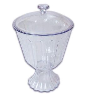 Taça Confeiteiro Com Tampa 1,250LT Cristal LSC Toys