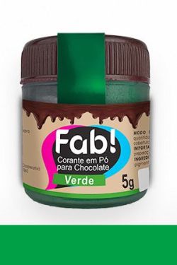 Corante para Chocolate Verde Fab 5gr