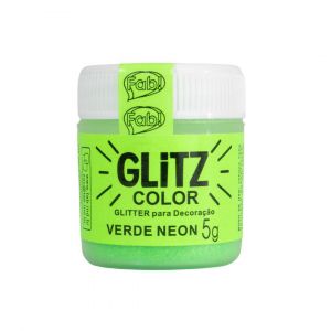 Glitter para Decoração Verde Neon Glitz 5gr