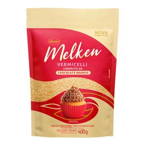 Vermicelli Chocolate Branco Melken Harald 400gr