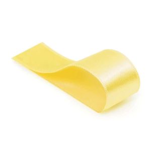 Fita Cetim 21,5mm Amarelo Bebe Cromus 10mt